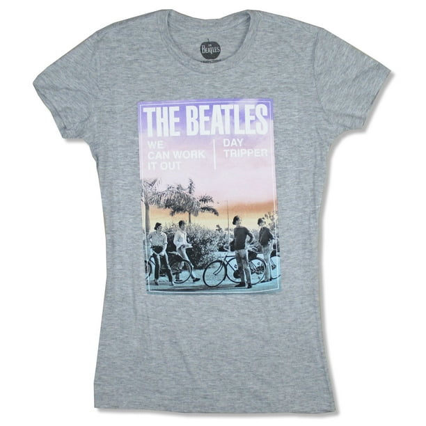 THE BEATLES ALL YOU NEED IS LOVE GIRLS JUNIORS GREY CREW SWEATSHIRT NEW OFFICIAL THE BEATLES ALL YOU NEED IS LOVE GIRLS JUNIORS GREY CREW SWEATSHIRT NEW OFFICIAL